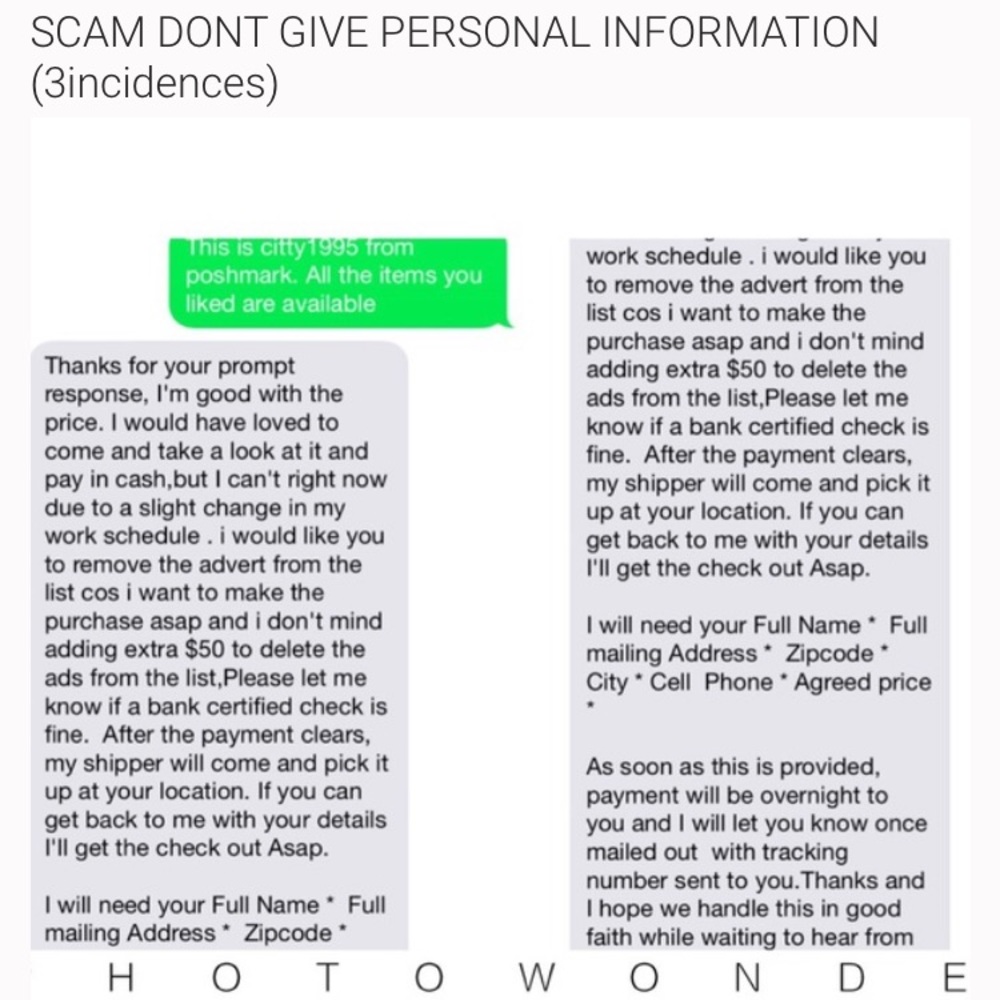 PLEASE SHARE TO SAVE PEOPLE FROM SCAMMERS!